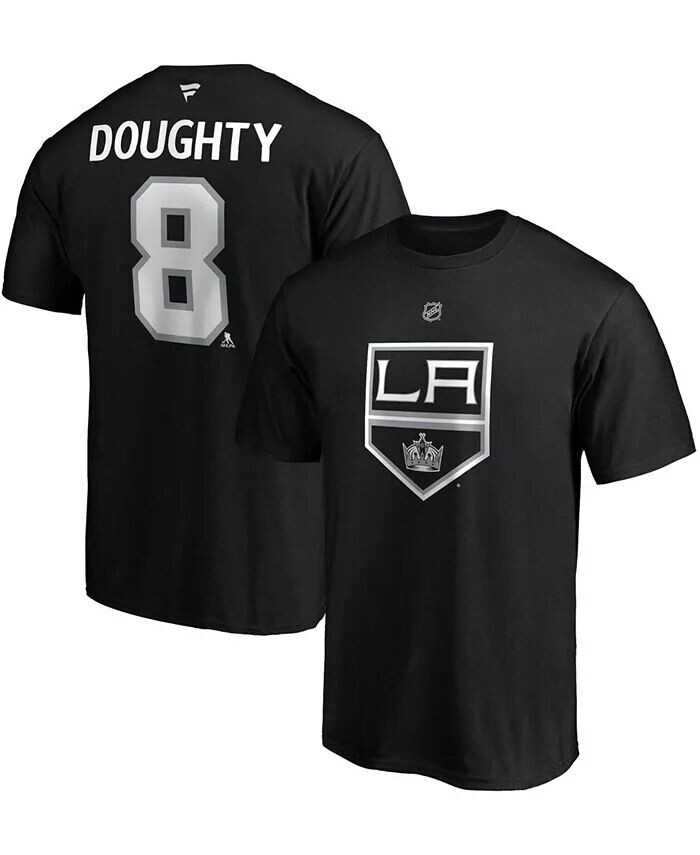 

Мужская черная футболка с названием и номером команды Los Angeles Kings Drew Doughty Fanatics