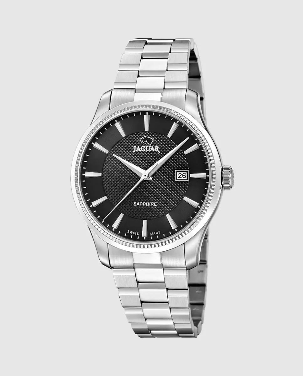 

J1041/5 Мужские часы Acamar из серебристой стали Jaguar, серебряный