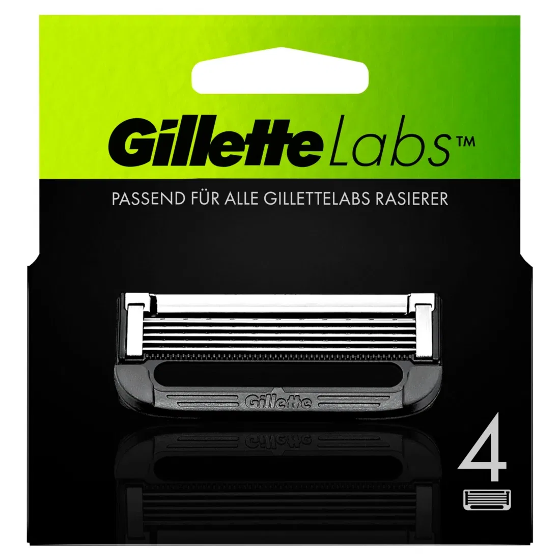 Сменные лезвия Gillette Labs, черный