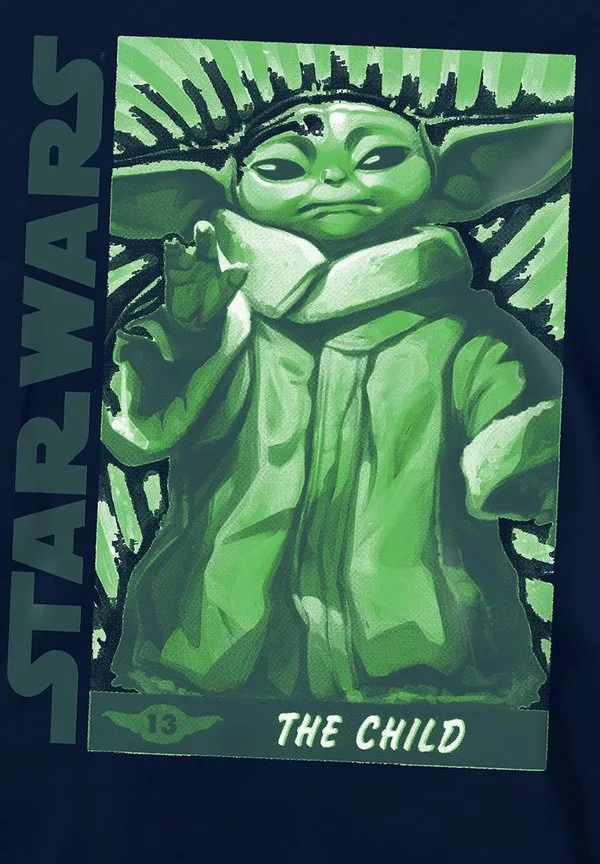 Худи star wars green grogu Star Wars, Dark Blue — фото 3