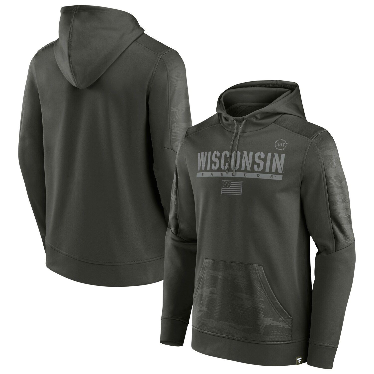 

Мужской фирменный оливковый пуловер с капюшоном Wisconsin Badgers OHT Military Appreciation Guardian Fanatics, Зеленый, Мужской фирменный оливковый пуловер с капюшоном Wisconsin Badgers OHT Military Appreciation Guardian Fanatics