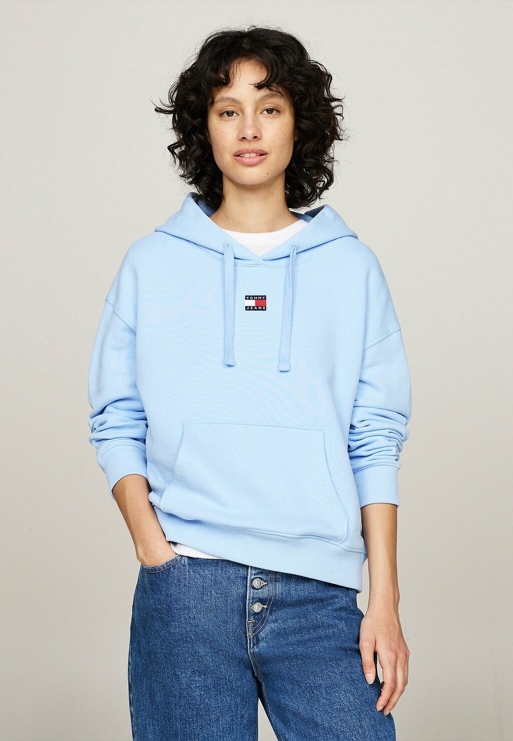 

Толстовка TJW BXY BADGE Tommy Jeans, сине-серый