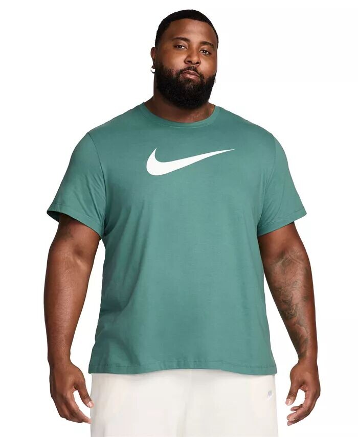 

Мужская футболка Sportswear с короткими рукавами и круглым вырезом Swoosh Nike, зеленый
