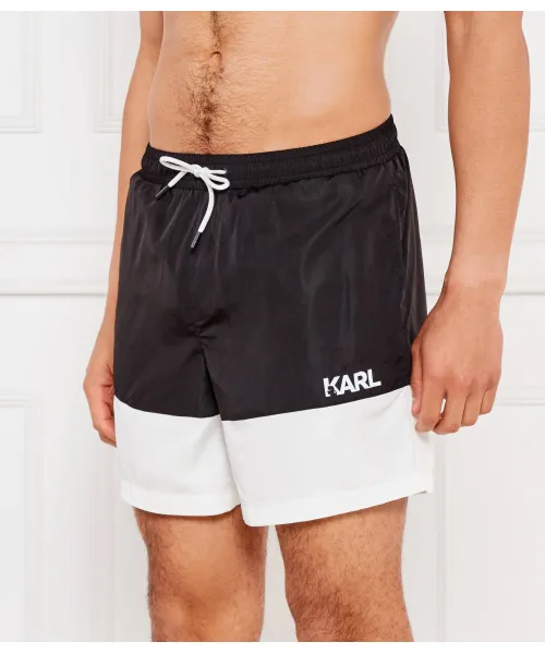 

Пляжные шорты Regular fit Karl Lagerfeld, черный