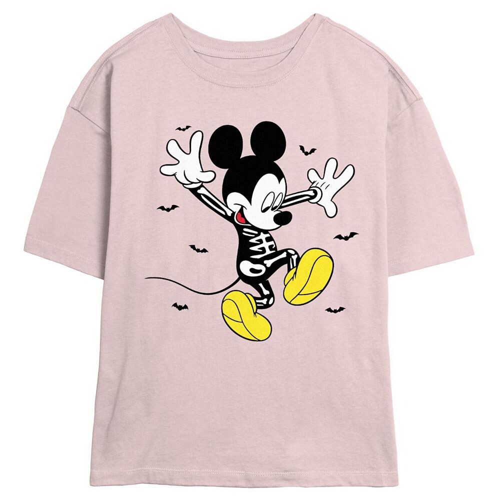 

Детская футболка с изображением скиммера Disney's Mickey Mouse Happy Skeleton, цвет Blush