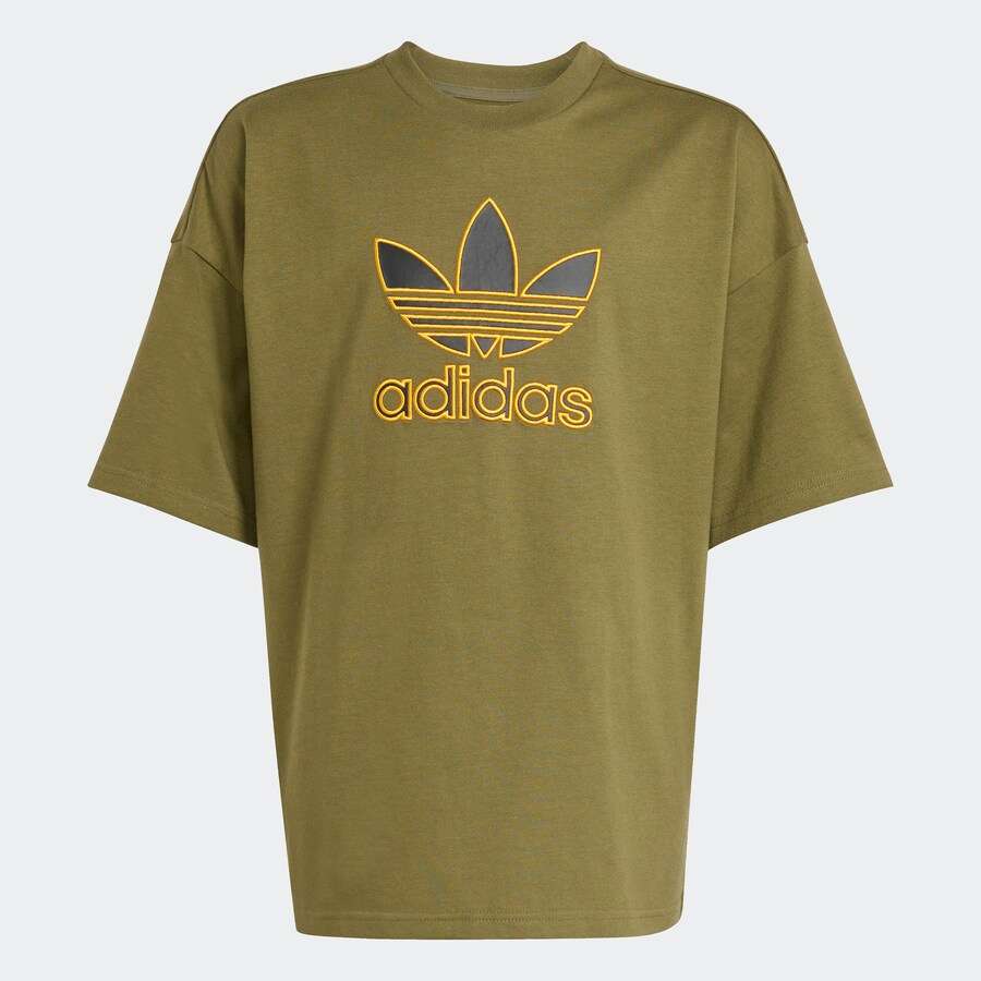 

Рубашка ADIDAS ORIGINALS Trefoil, оливковый