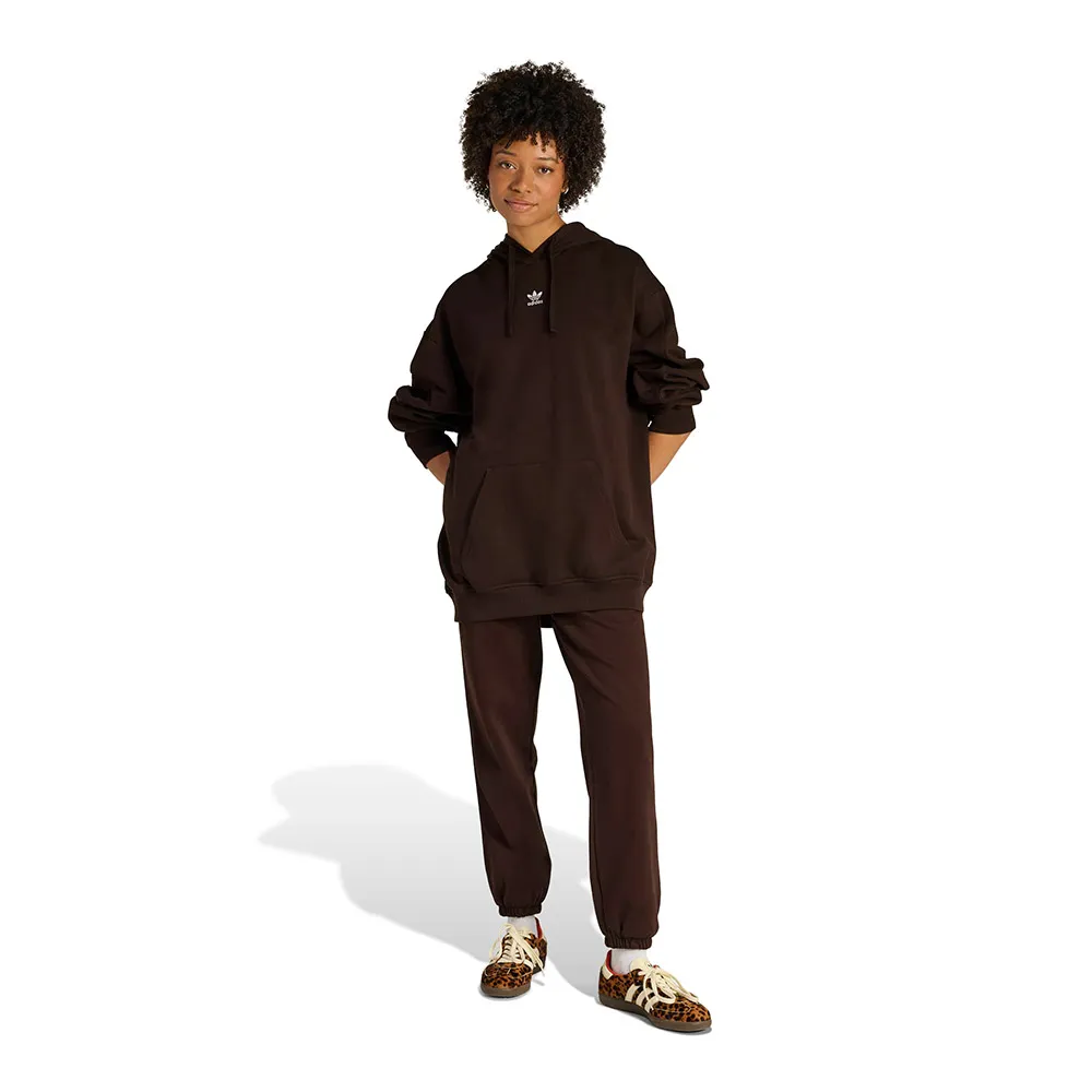 Спортивные брюки adidas Originals Essentials из французской махровой ткани, стандартного кроя с манжетами, коричневый — фото 4