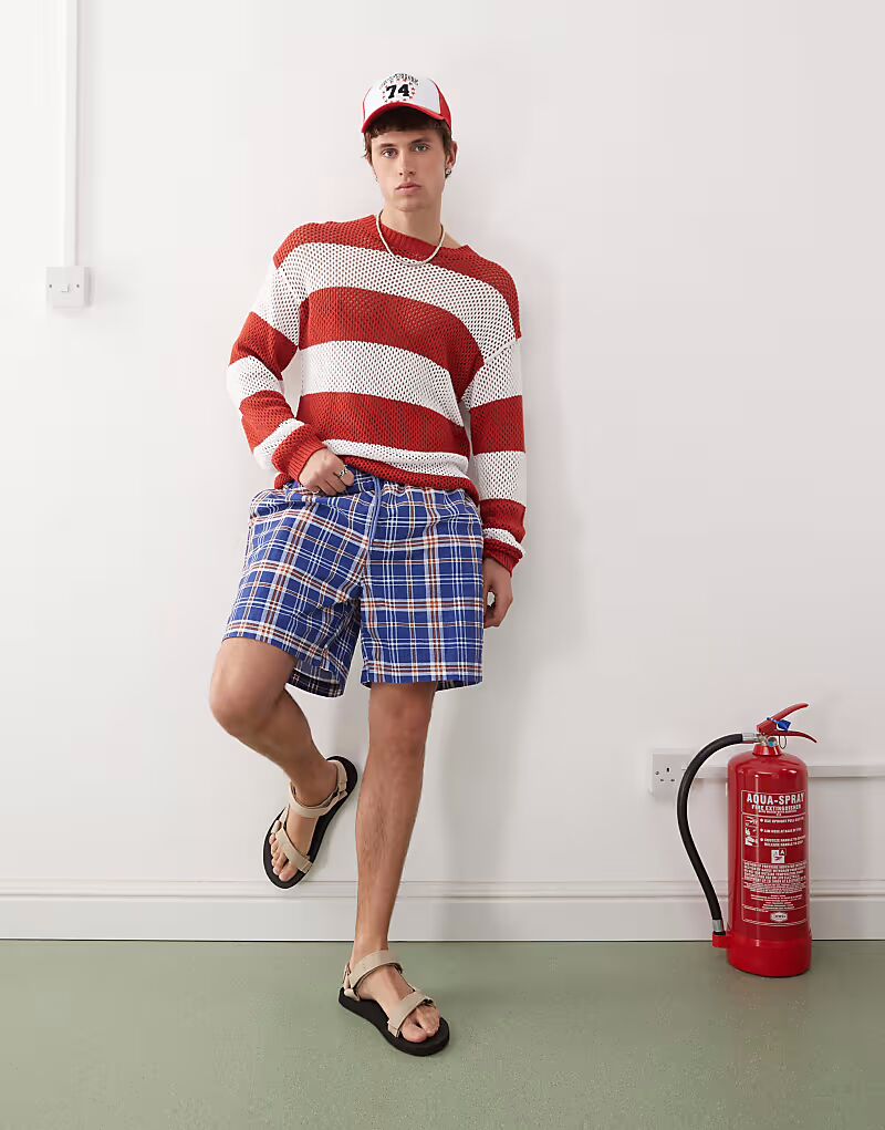 

COLLUSION плавки в синюю клетку