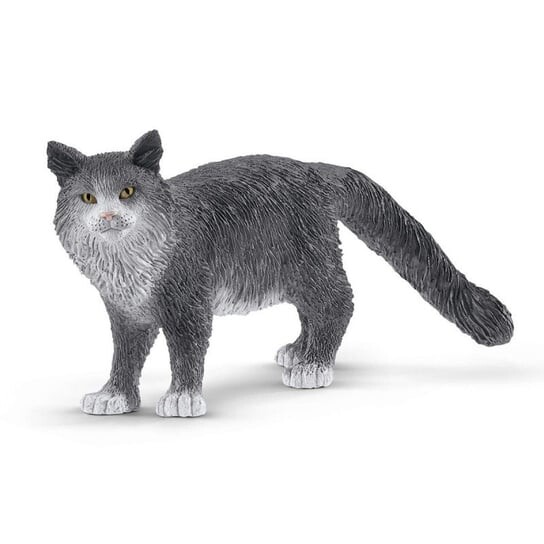

Schleich, статуэтка, кот Мейн-кун, Серый, Schleich, статуэтка, кот Мейн-кун