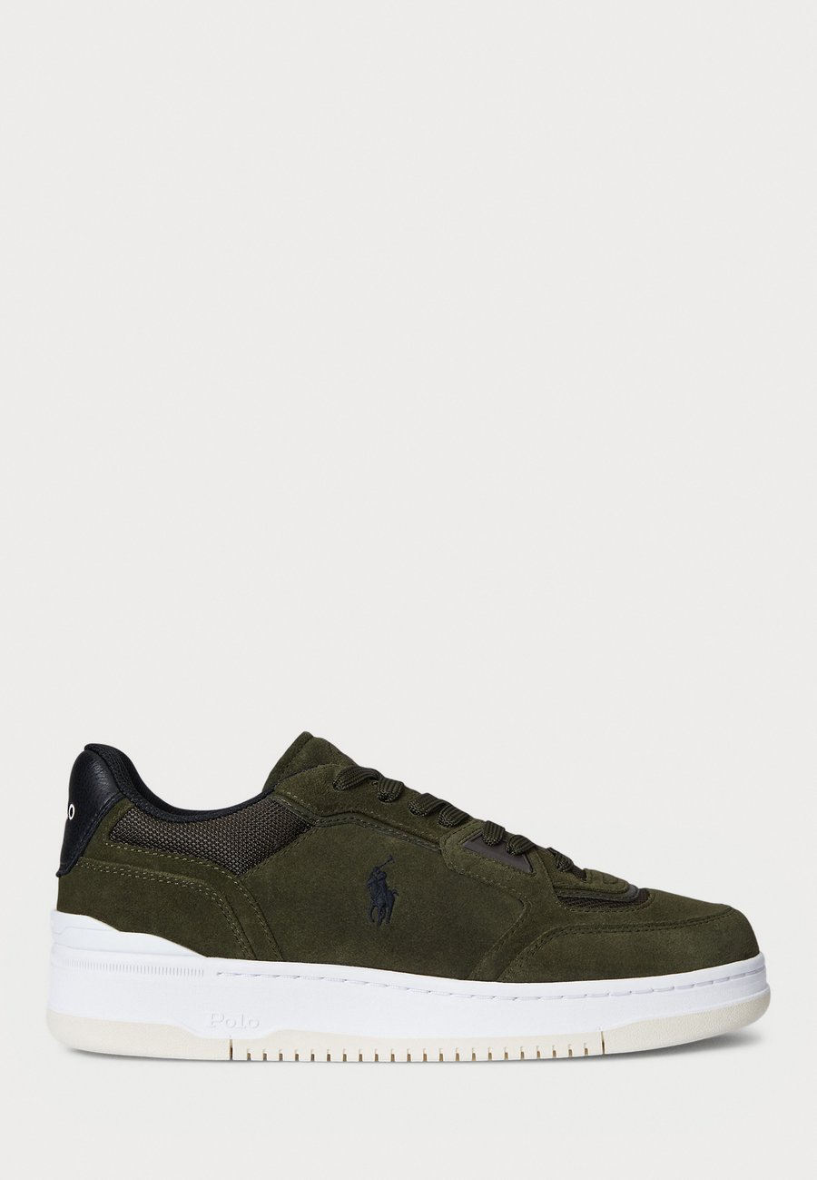 

Кроссовки Polo Ralph Lauren OPEN MASTERS SUEDE-PANELED SNEAKER, Estate Olive/Olive