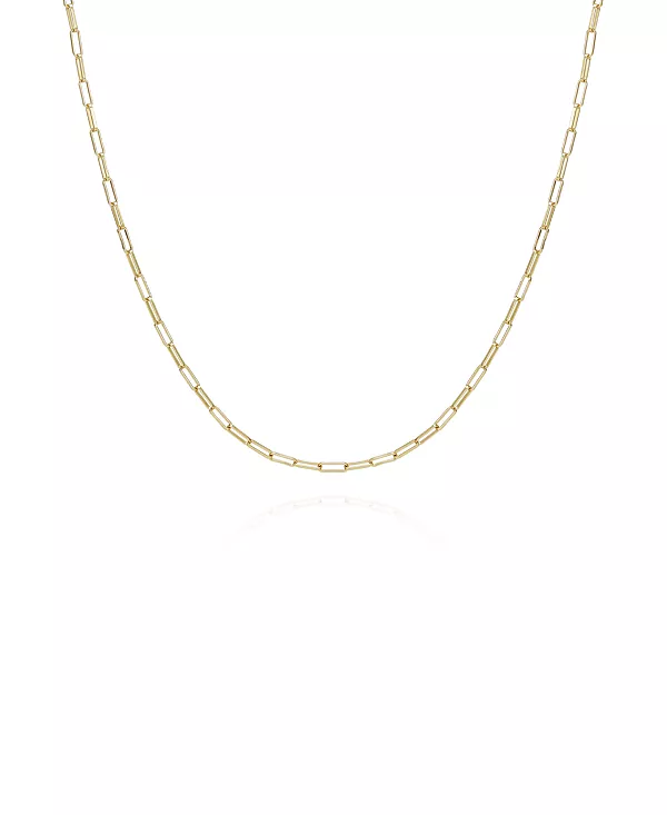 

Золотистое ожерелье из звеньев цепи-скрепки Vince Camuto, gold