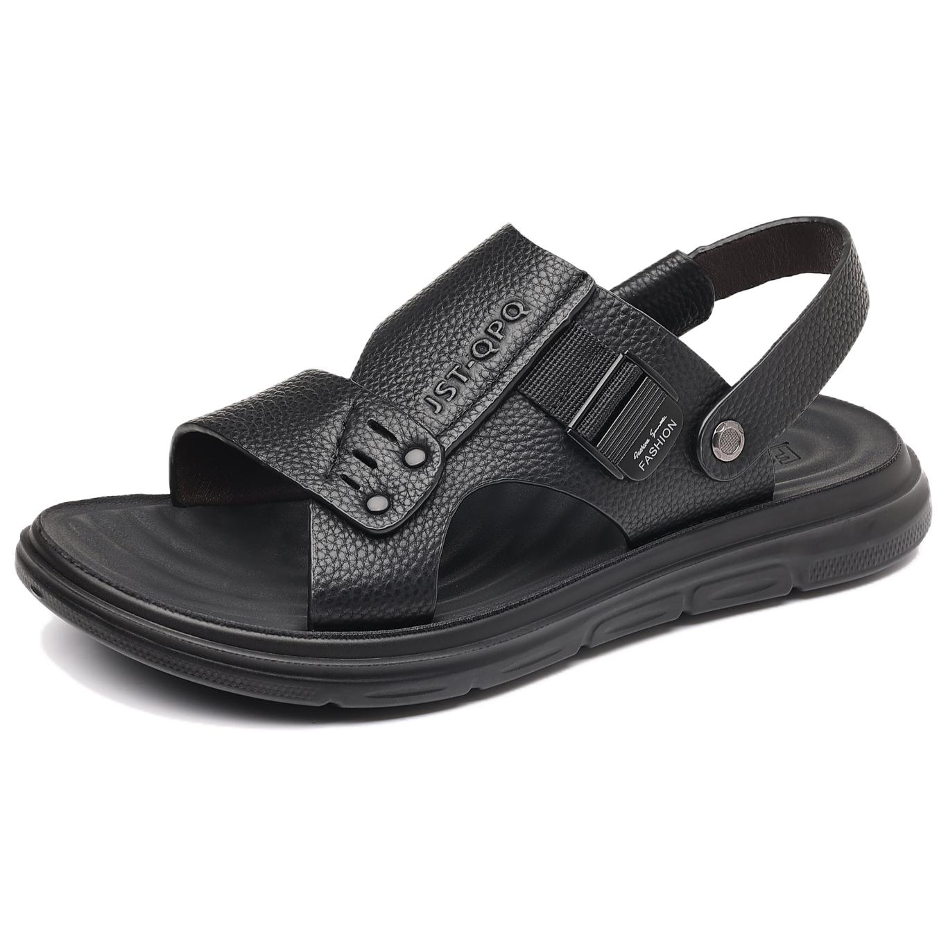 

POPULAR ROUSE PR Пляжные сандалии мужские черные, цвет Black