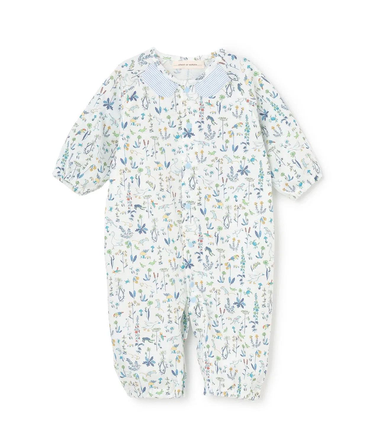 Комбинезон THEO Liberty Fabrics, хлопок, синий — фото 3