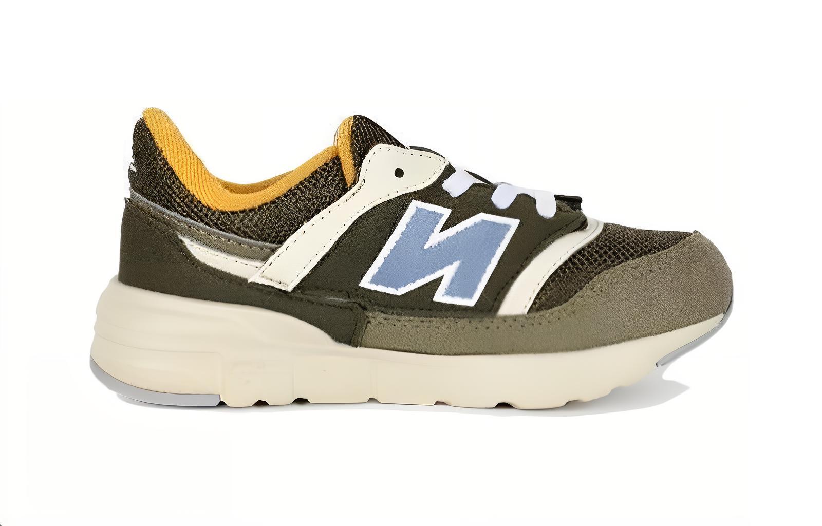 New Balance NB 997 Anti Kick Cushioning Low Top детские беговые кроссовки Green для детей 3-7 лет — фото 4