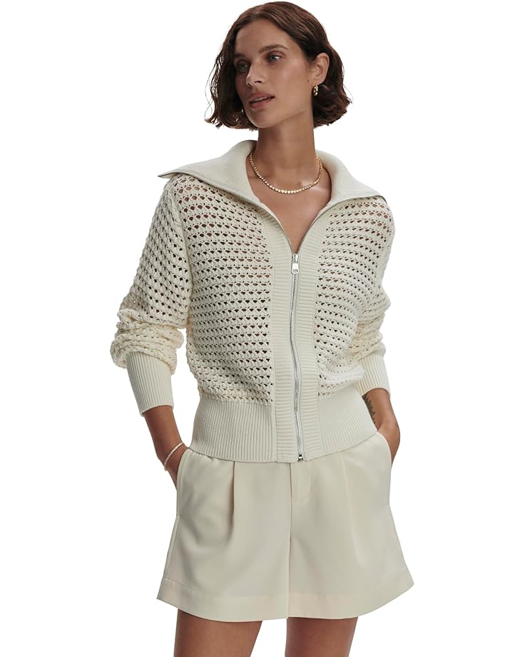 

Свитер Varley Eloise Full Zip Knit, цвет Egret