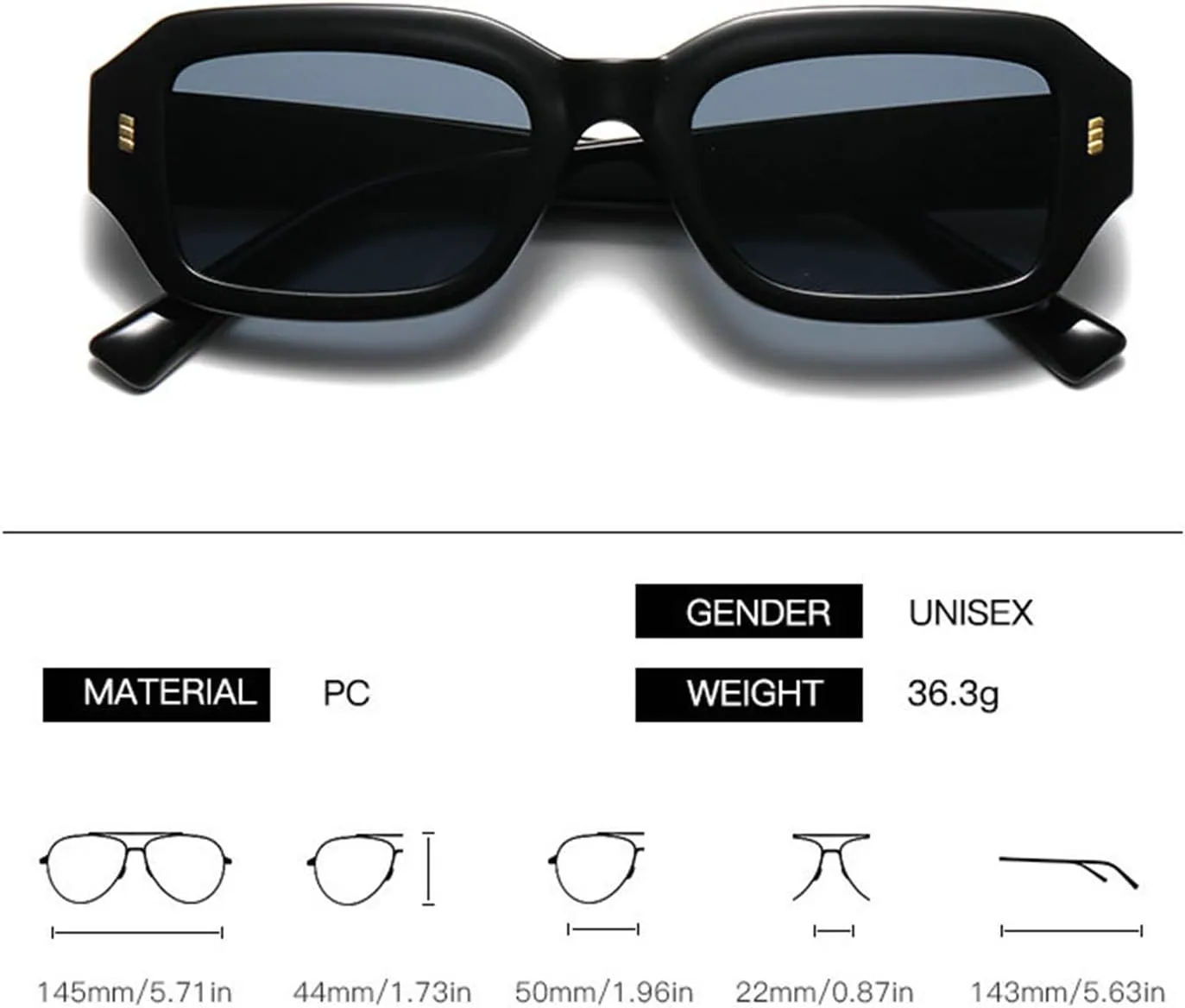 

Солнцезащитные очки Willochra Fashion Square для женщин, дорожные солнцезащитные очки Small Rectangle для мужчин, ретро черные с леопардовым принтом XF, Leopard