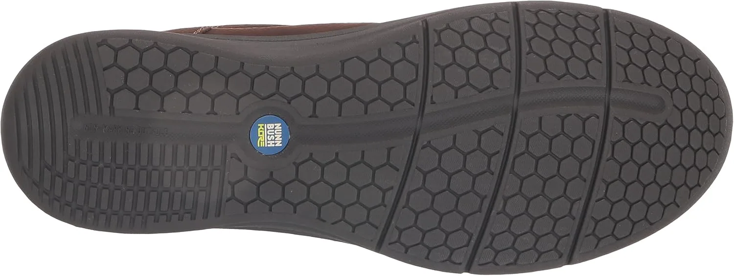 

Мужские туфли Nunn Bush Mac с остроконечным носком, легкие, удобные кожаные прогулочные с шнуровкой, коричневый