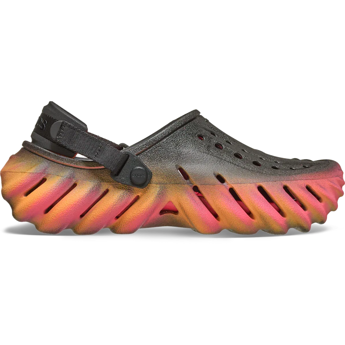 Echo Clog Sunset Crocs, черный/мульти