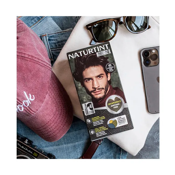 Краситель без аммиака Naturtint Men Tinte Coloración Permanente Naturtint, цвет castaño natural — фото 2