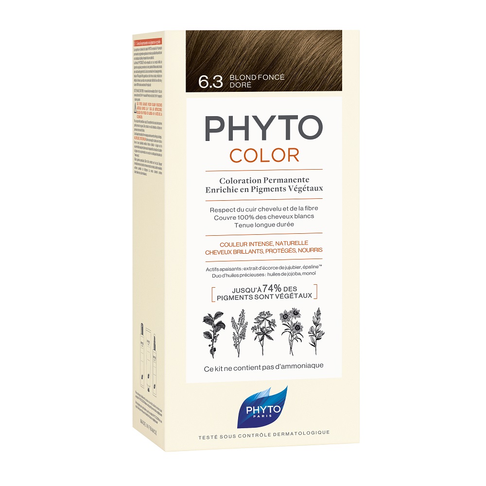 

Краска для волос color hair dye Phyto, цвет nr. 6.3, 112 мл