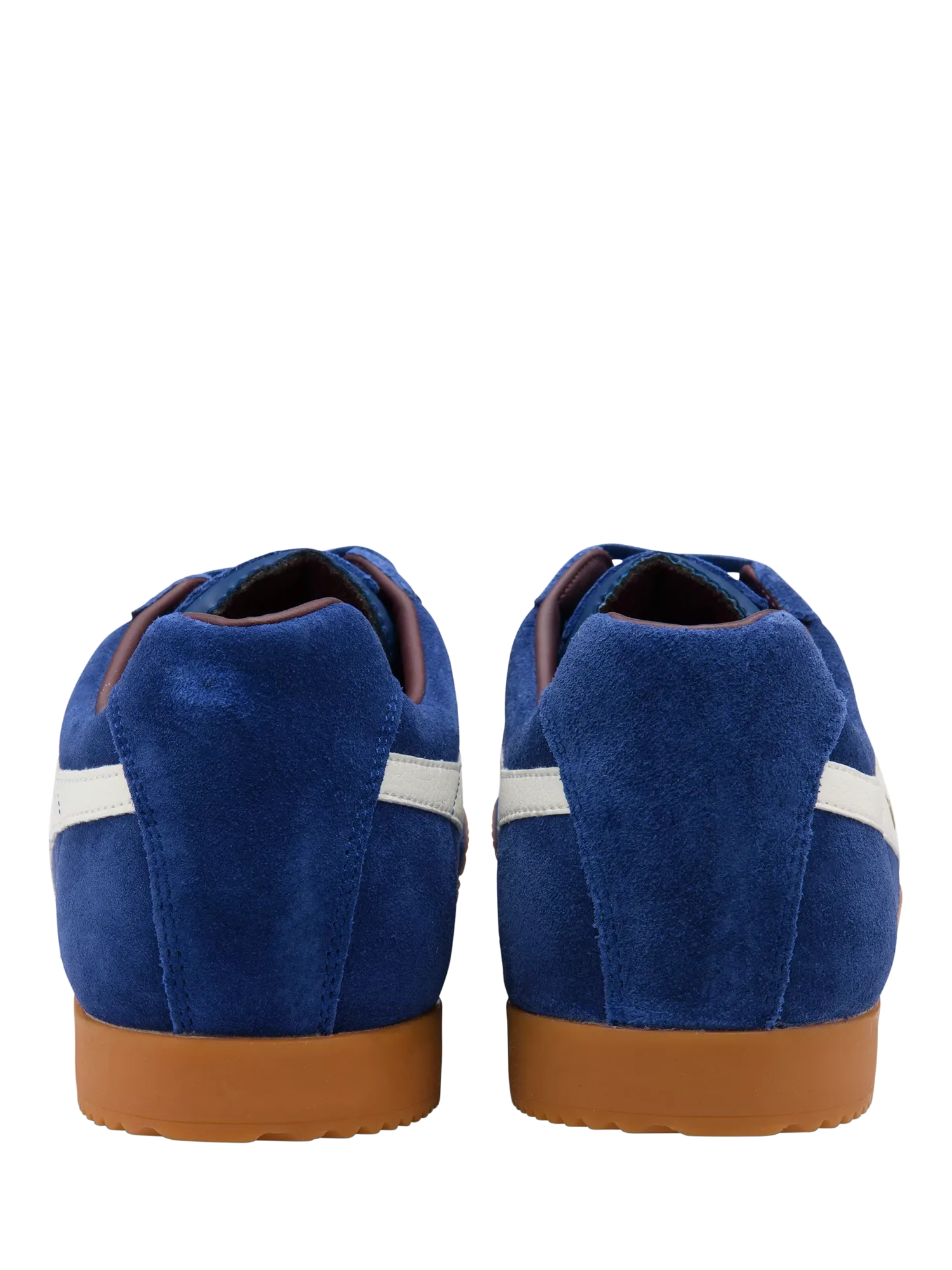 Замшевые кроссовки Harrier на шнуровке Gola, Deep Blue Off White — фото 4