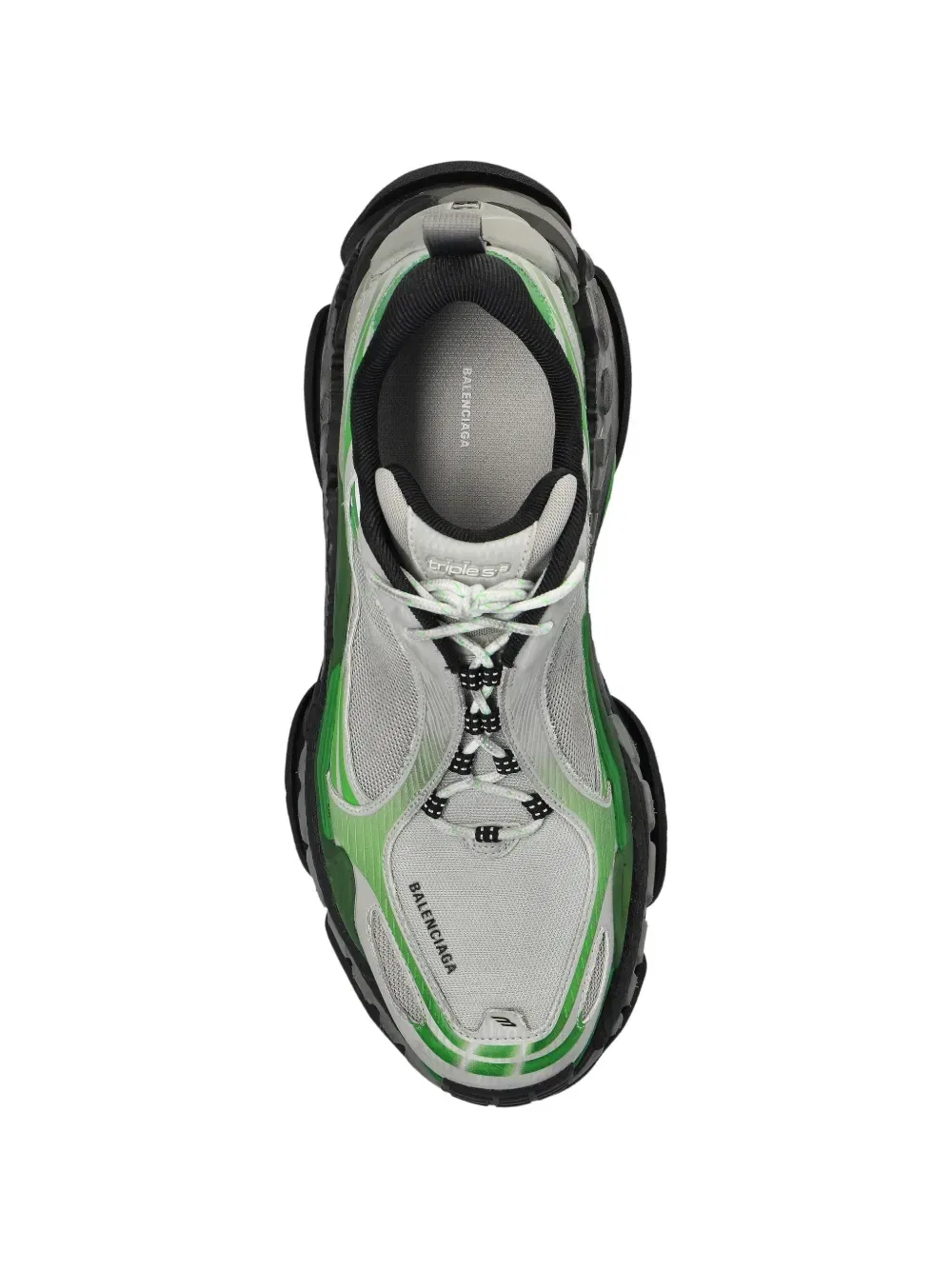 Кроссовки Triple S2 с многослойной конструкцией Balenciaga, серый — фото 3