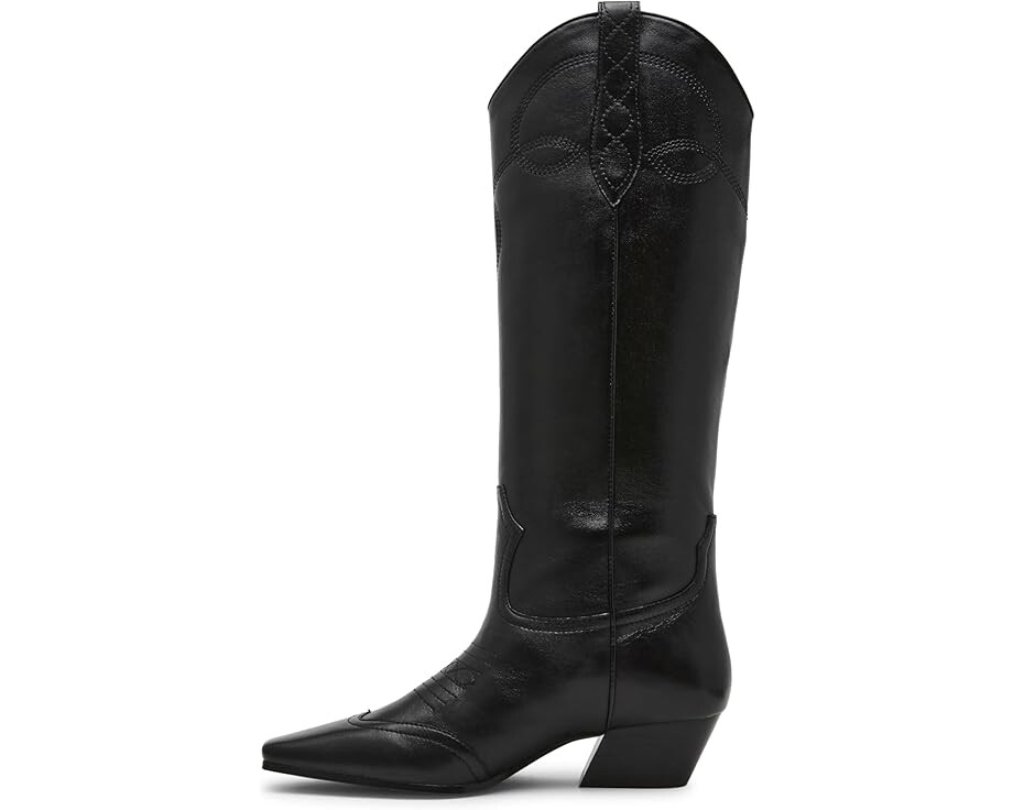 Сапоги женские Steve Madden Dollie на каблуке, черный — фото 4