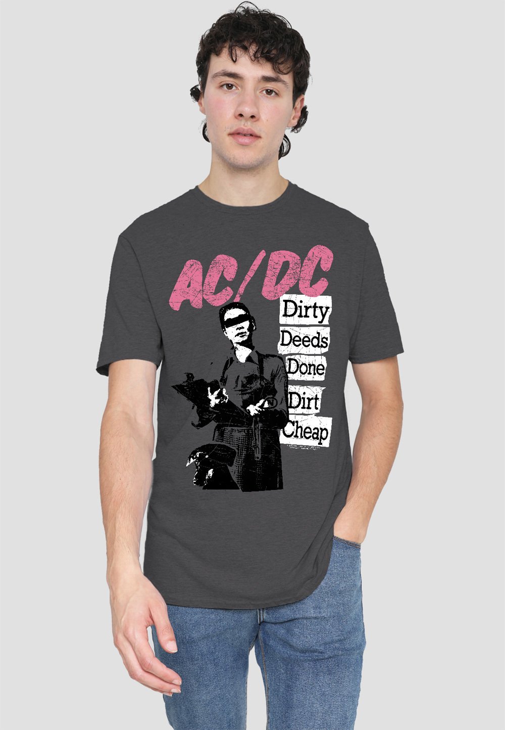 

Футболка с принтом AC DC DIRTY DEEDS Cotton Soul, антрацит