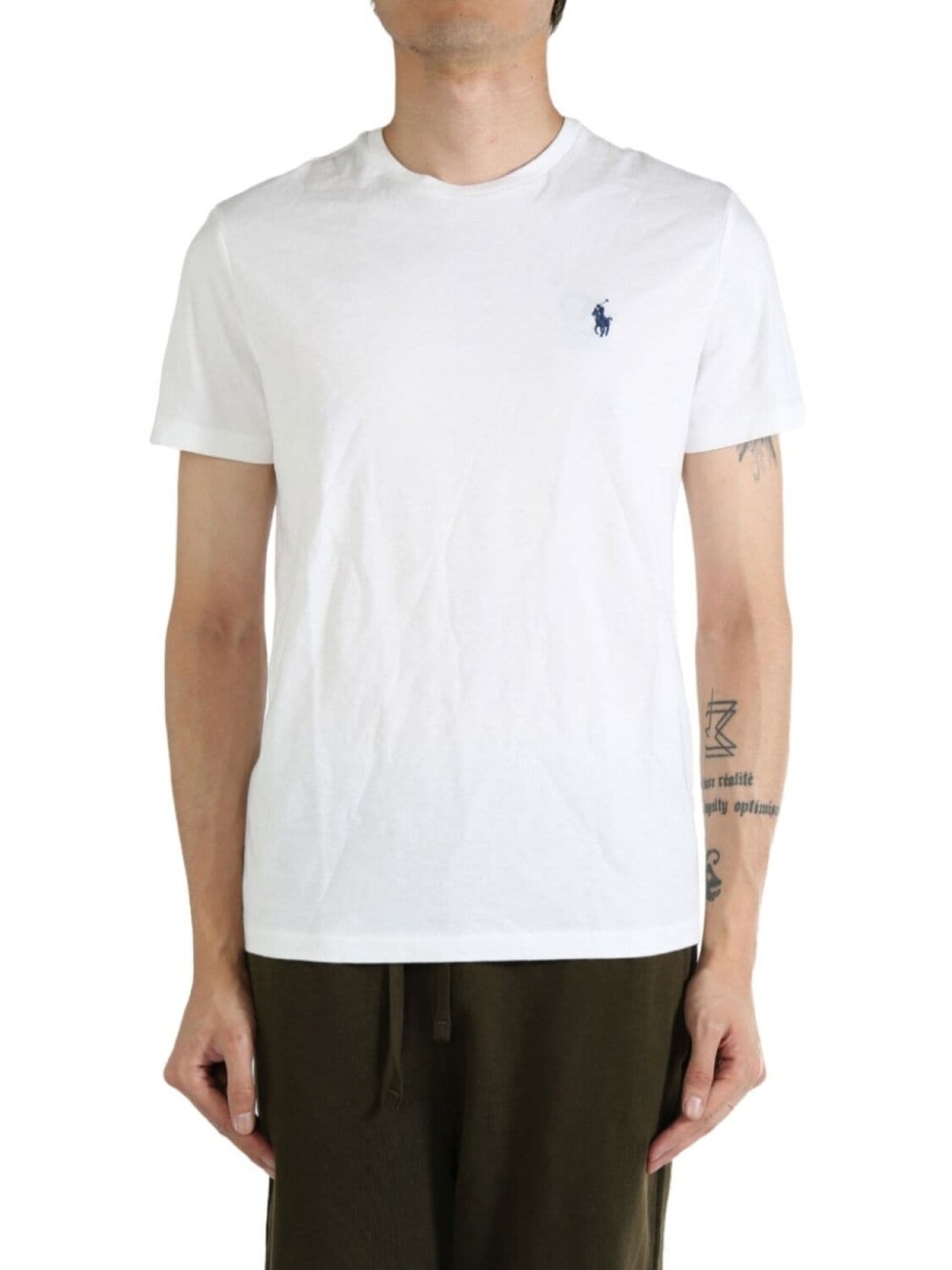 

Футболка Polo Ralph Lauren из хлопка с круглым вырезом, белый
