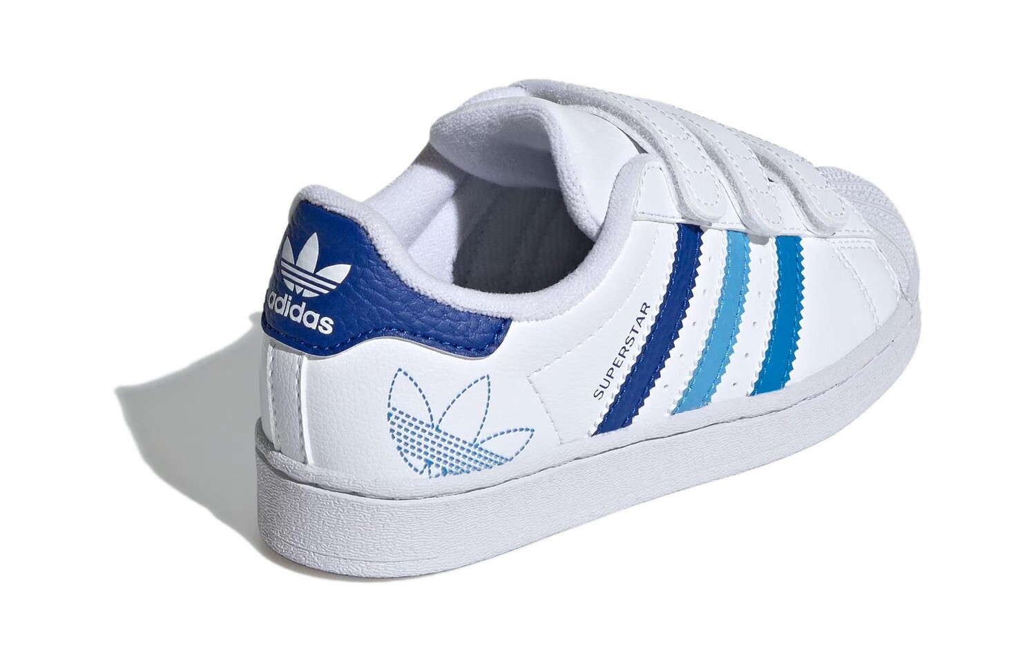 Детские кроссовки для скейтбординга adidas originals Superstar Series PS, White — фото 3