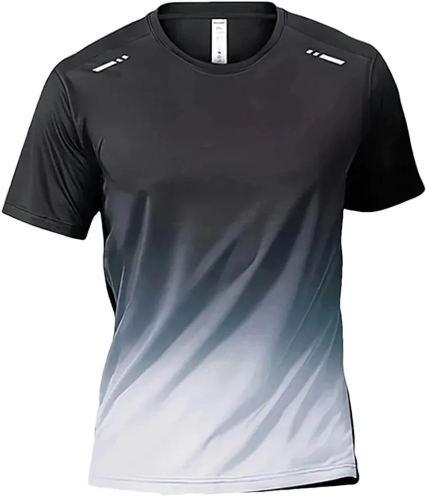 

Мужская футболка для бега с градиентом XZQYJKP