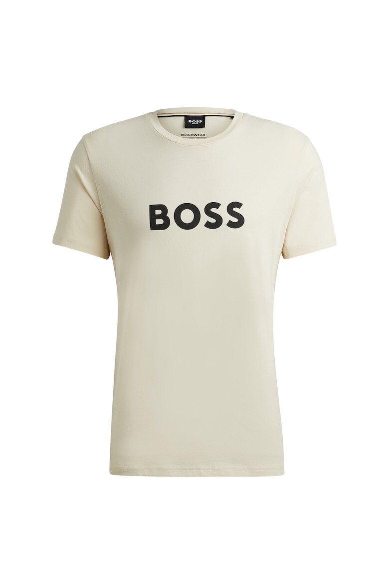 

Футболка из органического хлопка с логотипом Boss, белый