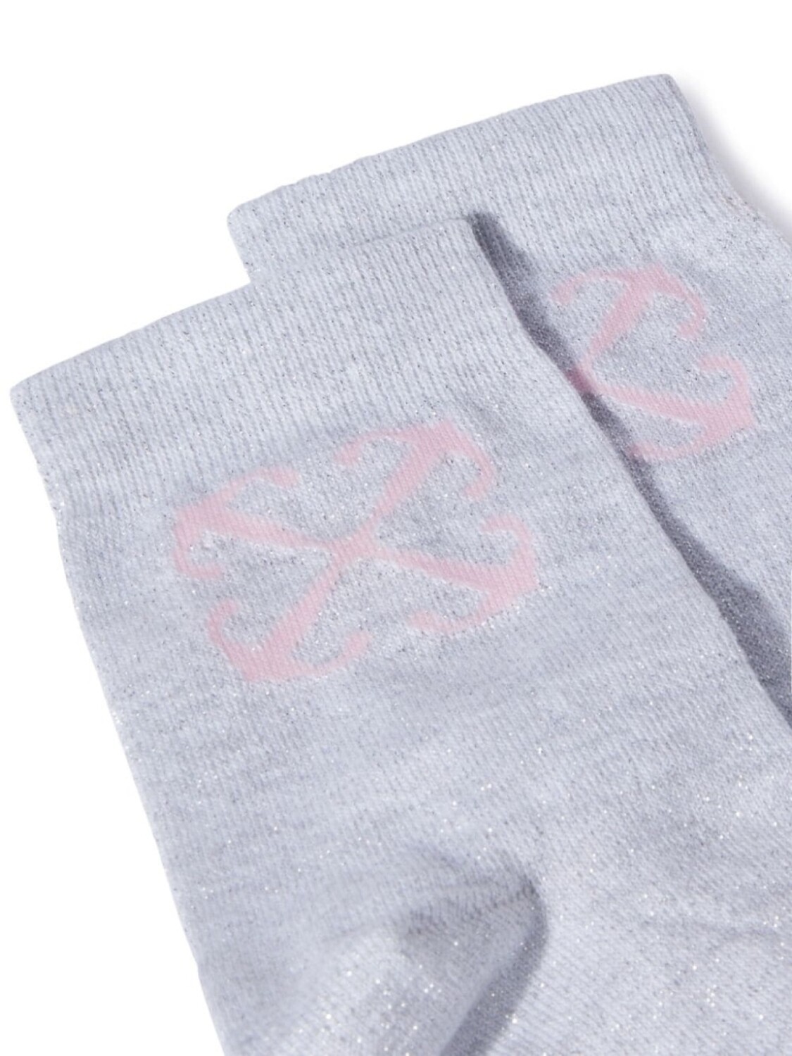 

Off-White Kids носки с жаккардовым логотипом Arrow, серый