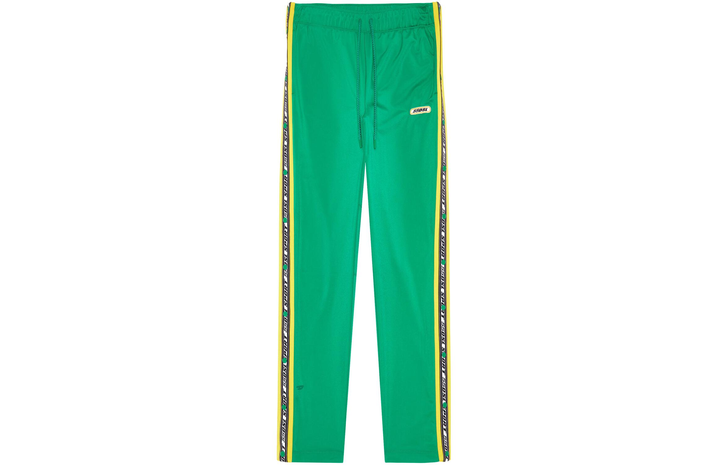 

DIESEL Вязаные спортивные штаны мужские зеленые