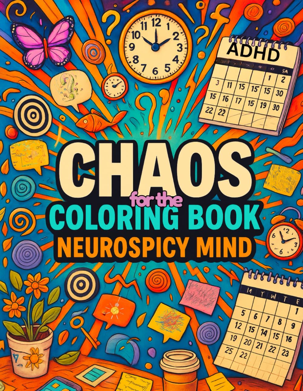 

Chaos Coloring Book for the Neurospicy Mind (Independently published)