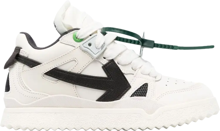 Кроссовки Off-White Wmns Sponge Mid 'White Black' 2023, белый