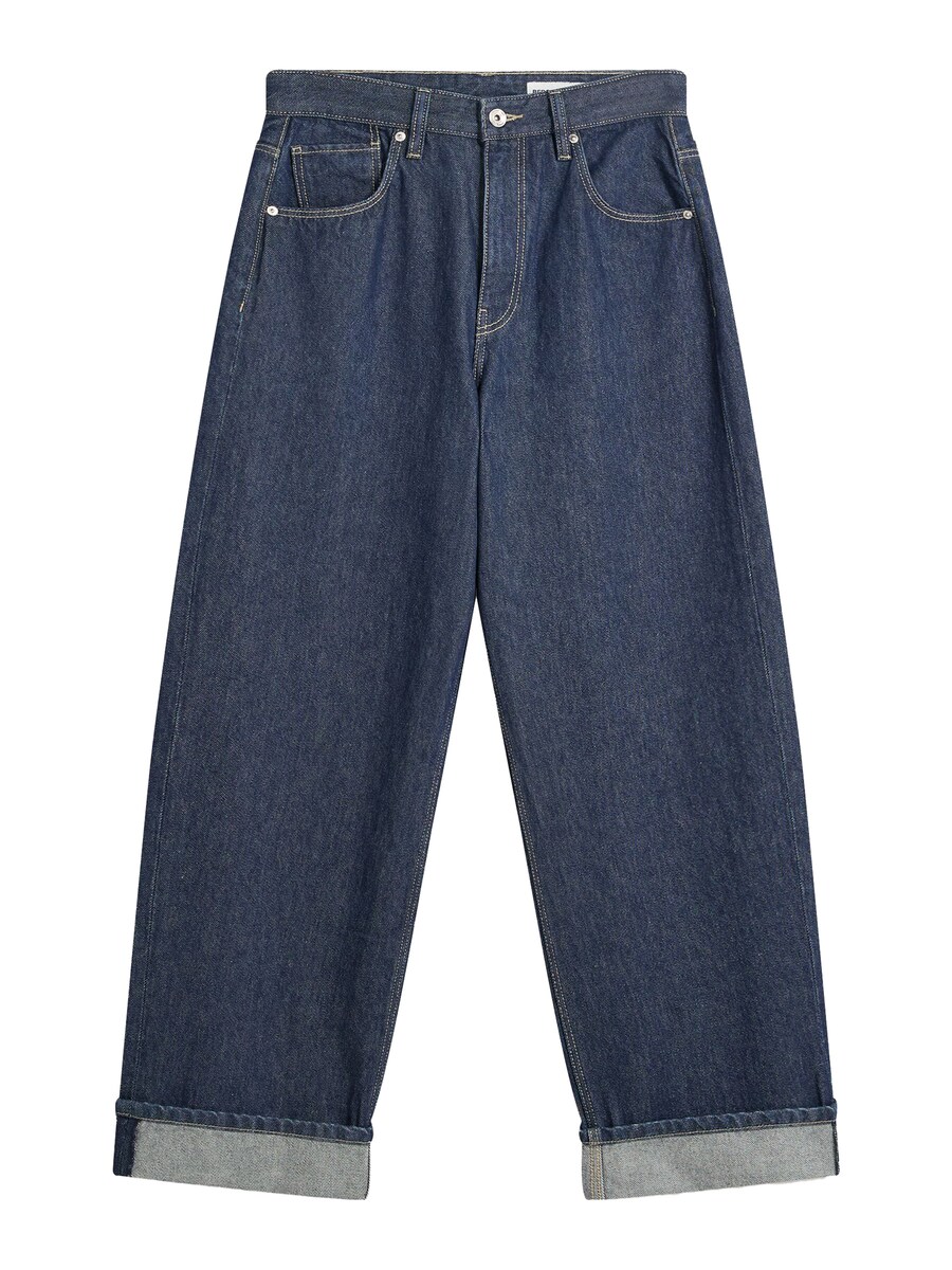

Джинсы с широкими штанинами Bershka, Navy