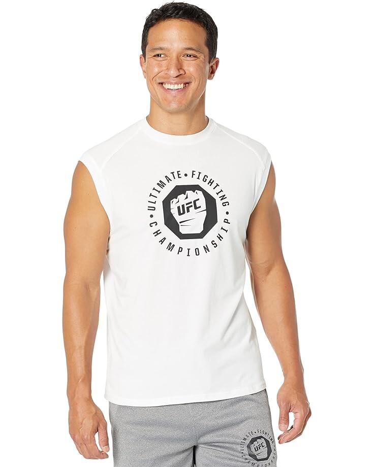 

Футболка UFC Sleeveless Crew Neck, цвет White 1