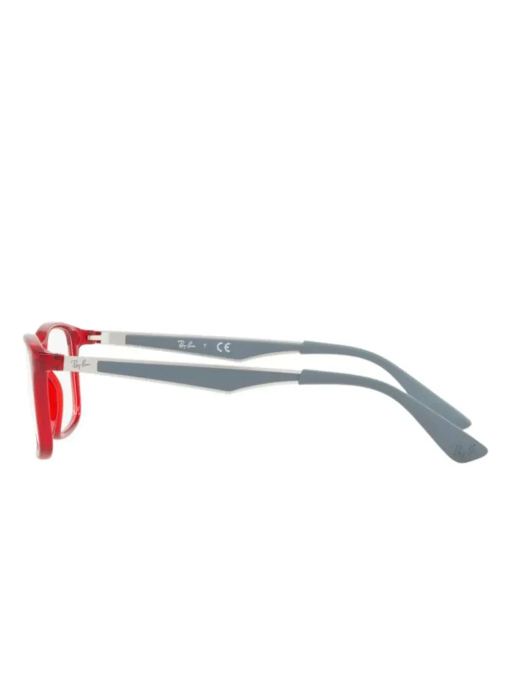 Очки в прямоугольной оправе Ray-Ban Junior, бордовый — фото 2