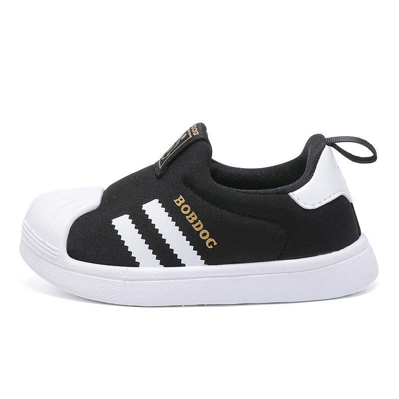 

Кроссовки BOBDOG Toddler Shoes TD Low-top Black/gold, черный/золотой