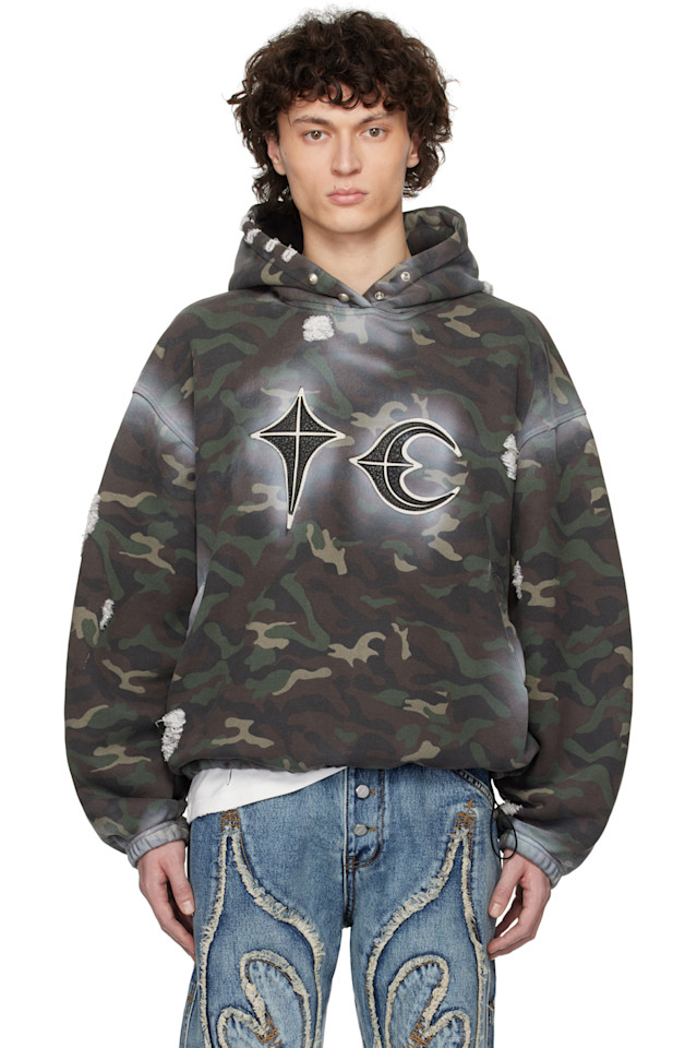 

Распыленный камуфляж худи Rock Thug Club, цвет camo