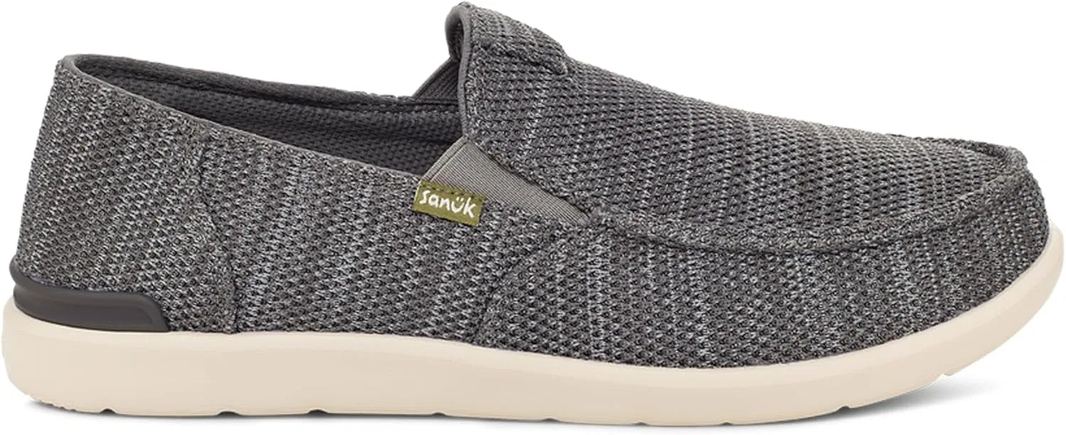 Мужские сетчатые туфли Sanuk Tripper Lite 2, Gray — фото 2