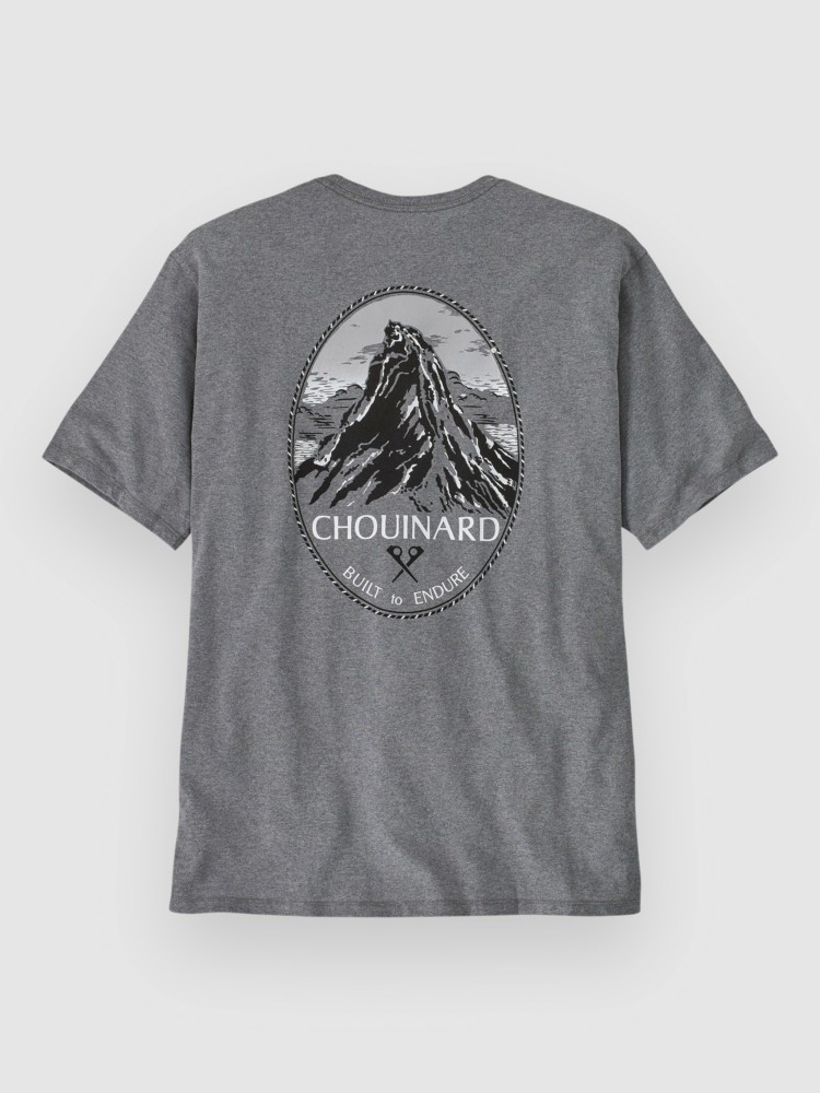 

Футболка Patagonia Chouinard Crest Pocket Responsibili T-Shirt, gravel heather