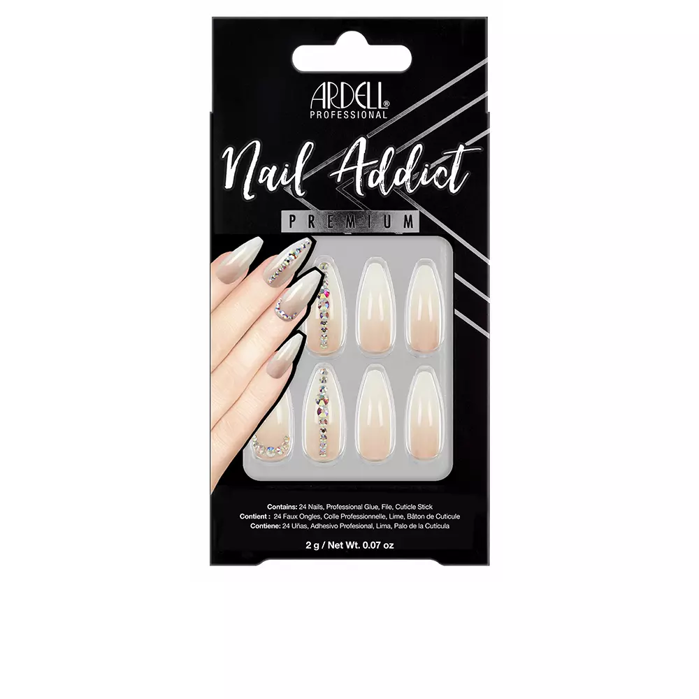 

Накладные ногти Nail Addict Nude Light Crystal Ardell, 1 шт