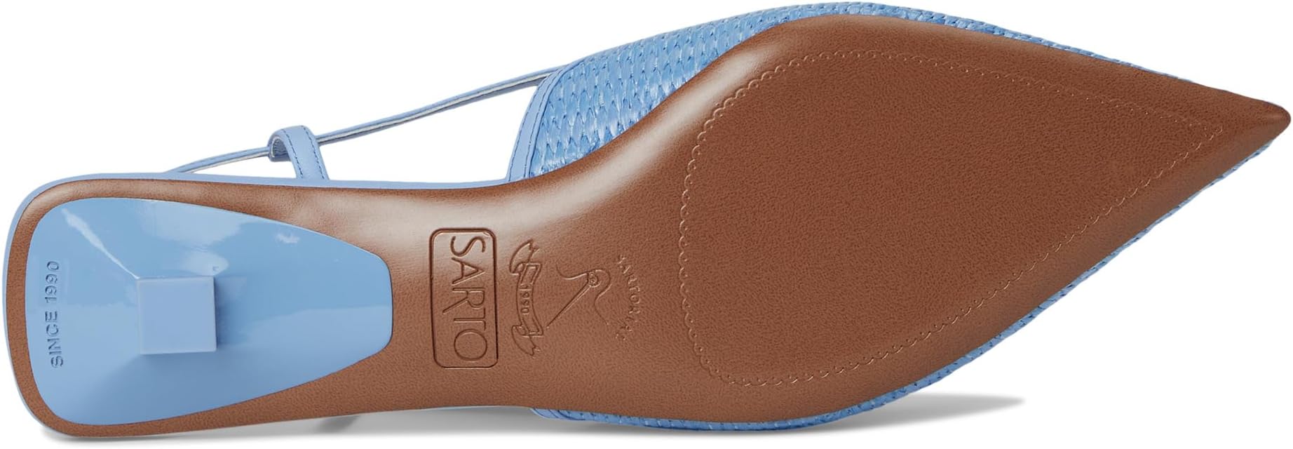Балетки Franco Sarto Women's Pheby Slingback Shoes, Denim Blue — фото 3