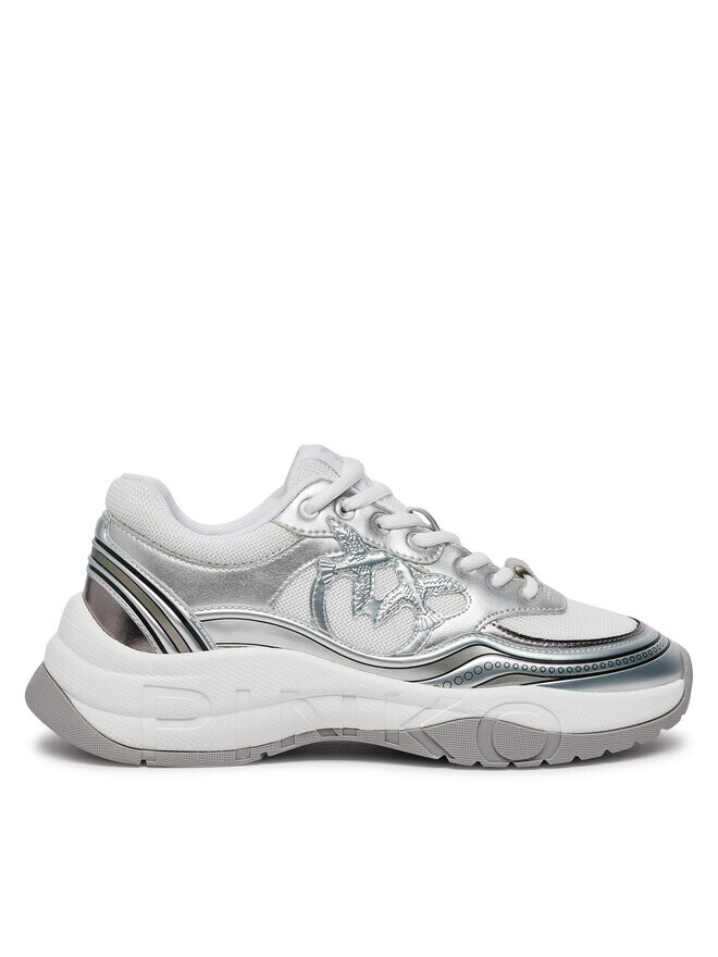 

Кроссовки PINKO Glammy 04 SS0057 E014 Plata, белый/серебристый