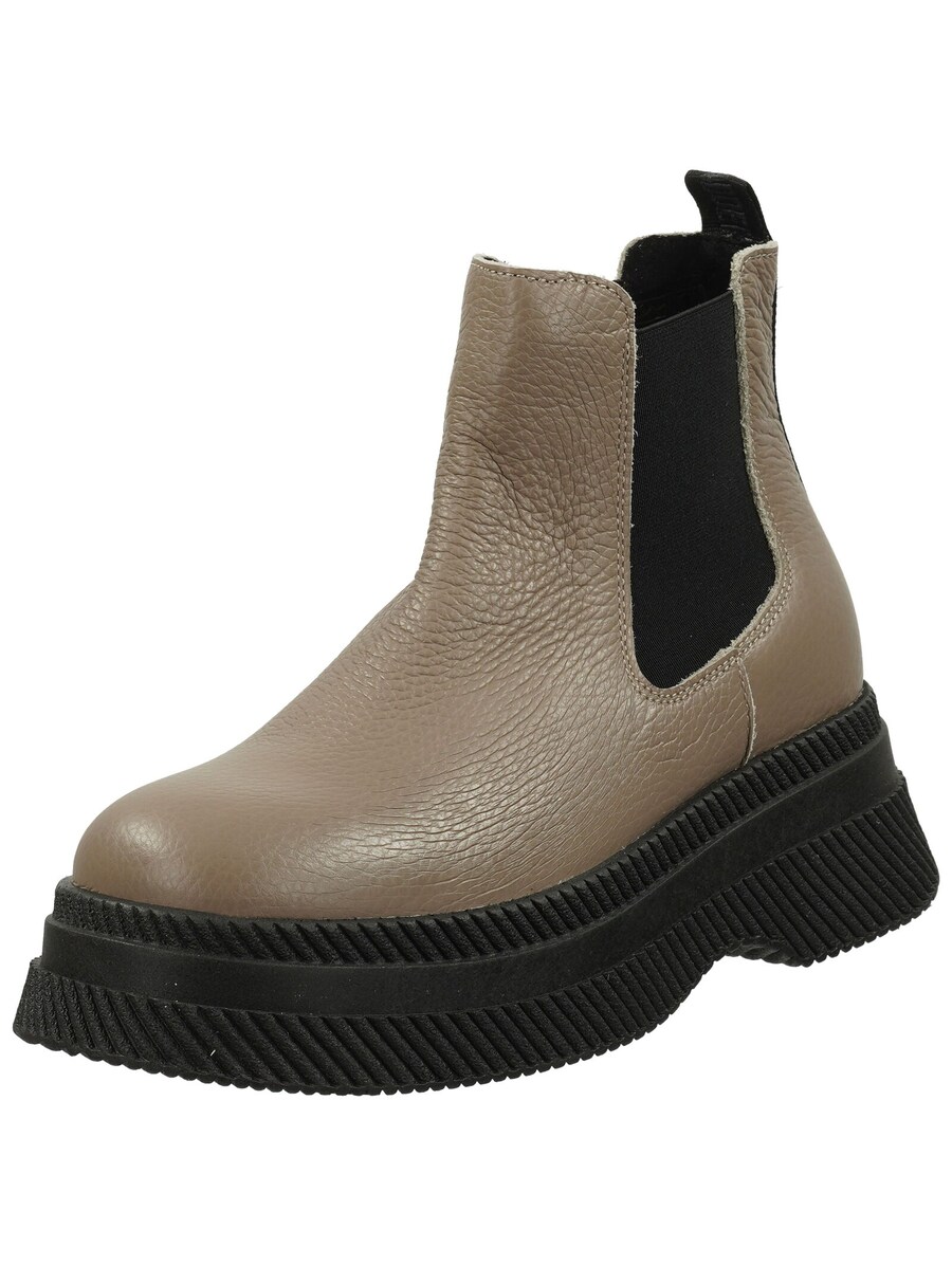 Женские ботинки челси Steve Madden из зернистой кожи, бежевый