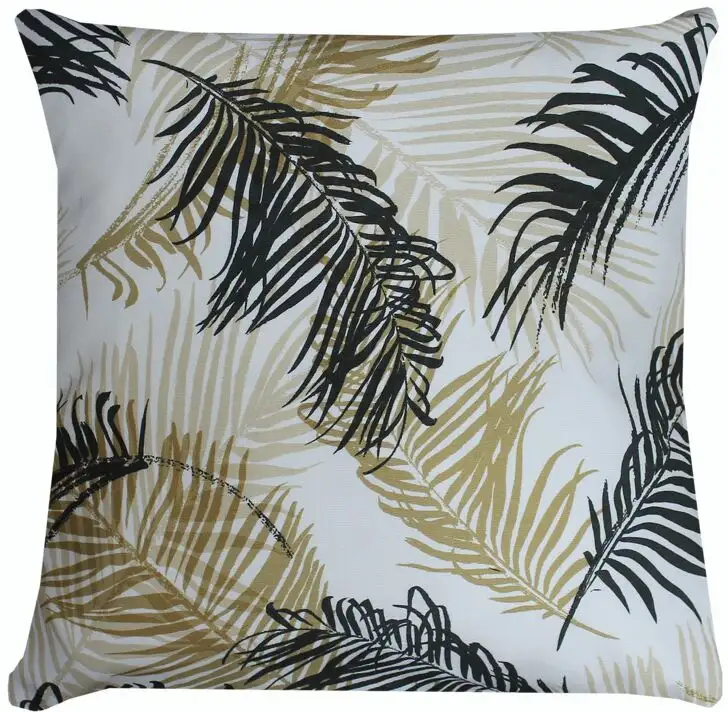 

HOSSNER - HOMECOLLECTION Чехол на подушку "Ираклион", (1 шт.) 50х50 см, белый/коричневый/бежевый