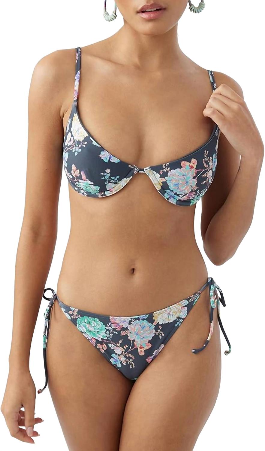 

Топ бикини на косточках Stella Seville в серо-голубом цвете O'Neill