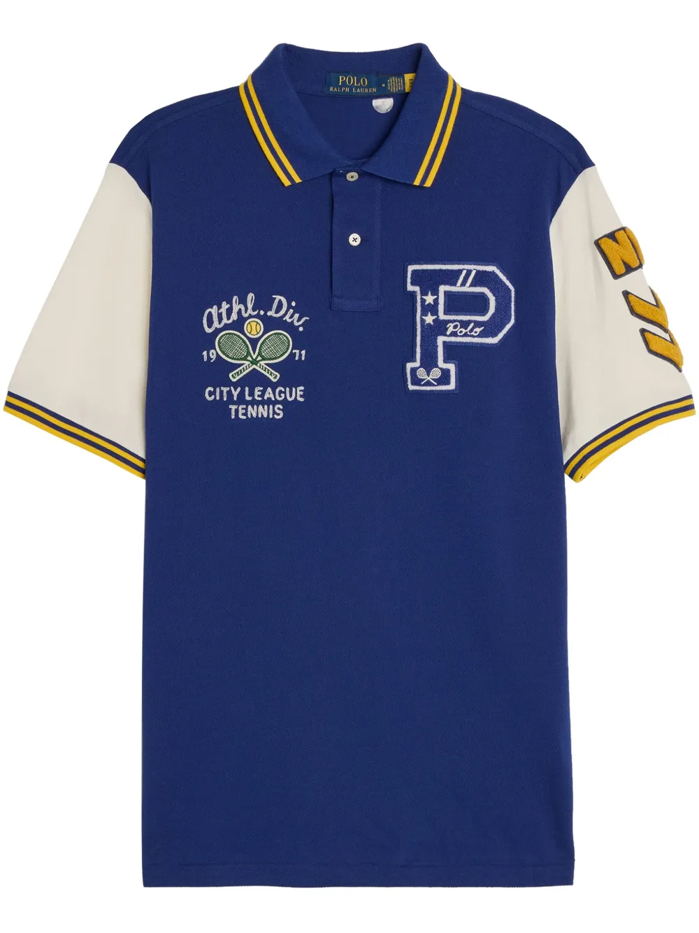 

Рубашка поло Mesh Varsity Tenis POLO RALPH LAUREN, синий
